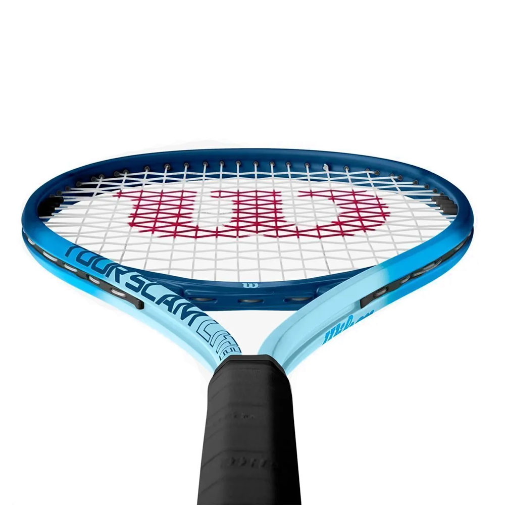 Ракетка б/т Wilson Tour Slam Lite Gr3, WR147810U3,для любит, алюминий, со струнами, сине-голубая