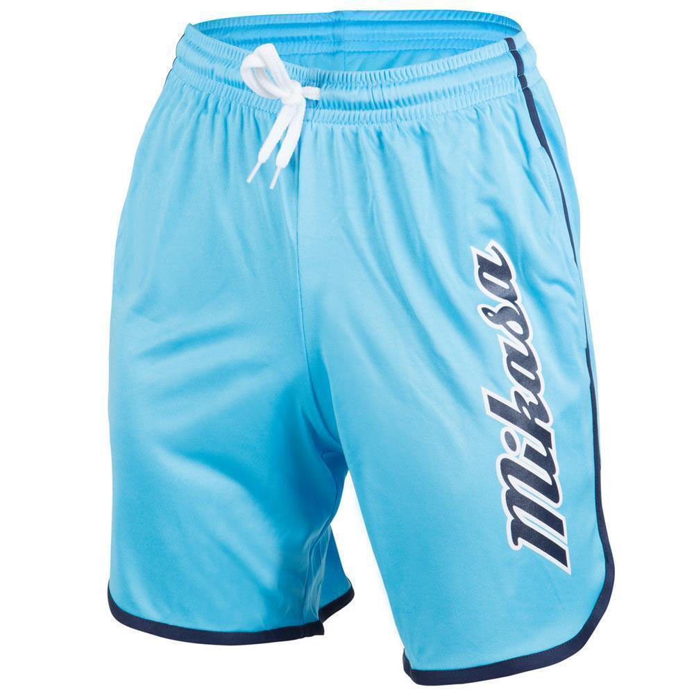 Шорты для пляж. вол. жен. MIKASA MT6028-V1-XL, р.XL, 100% полиэстер, голубой