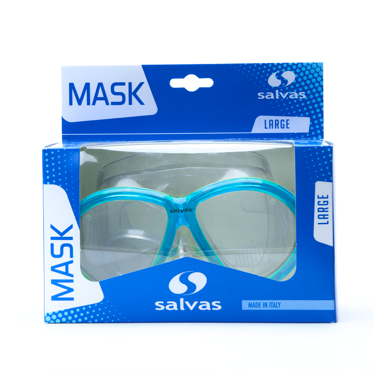 Маска для плав. Salvas Change Mask, артCA195C2TBSTH, закален.стекло, Silflex, р. Senior, синий