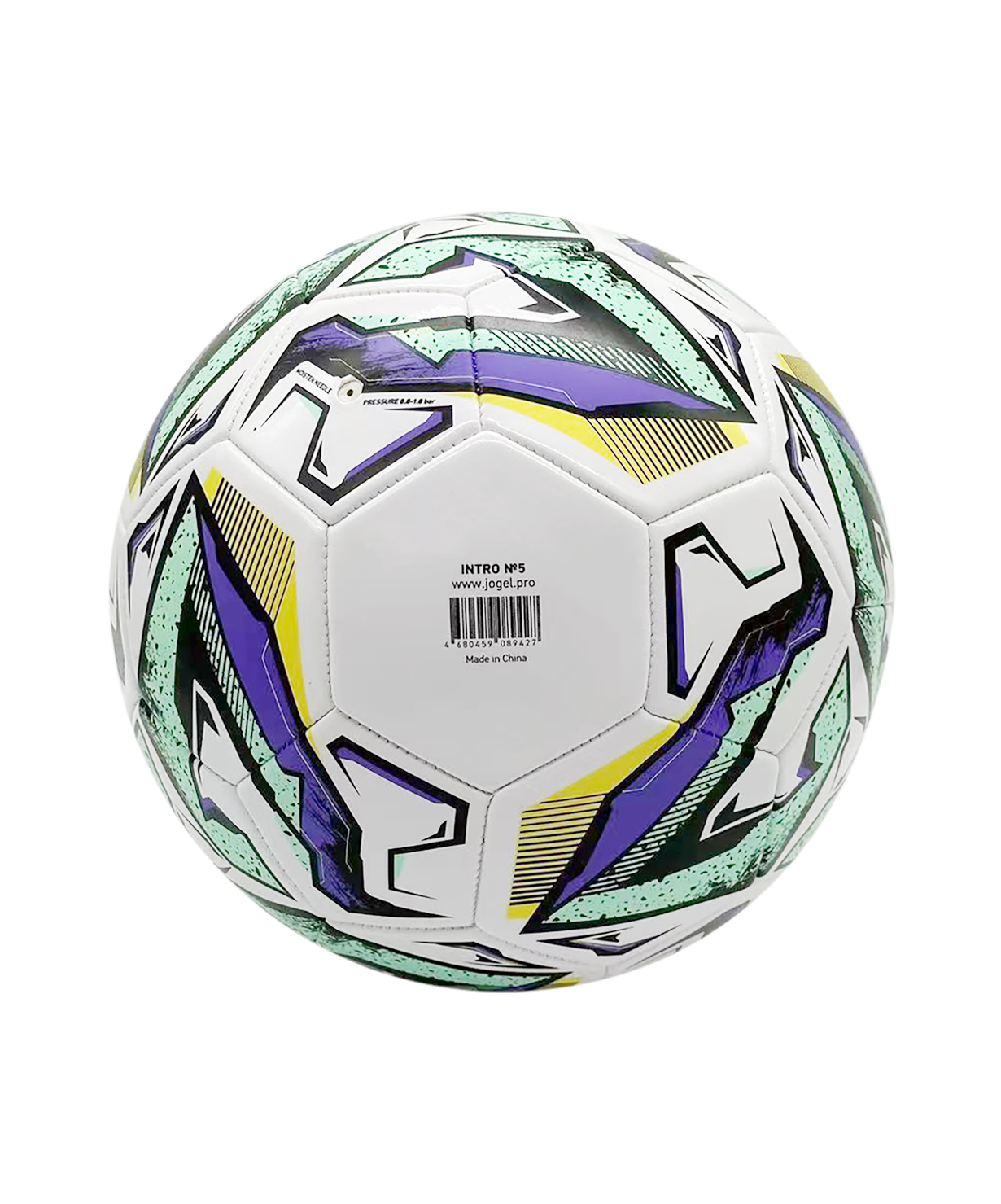 Мяч футбольный JOGEL Intro №5, белый, размер 5
