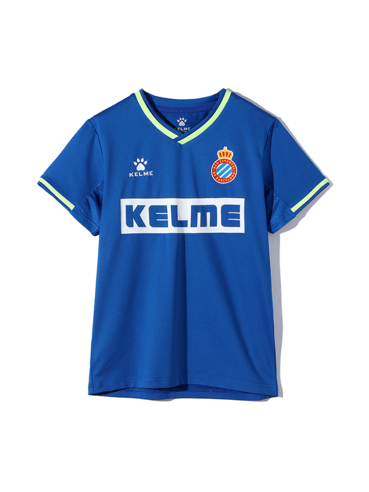 Детская футболка KELME Boys Football Short Sleeve T-Shirt Blue