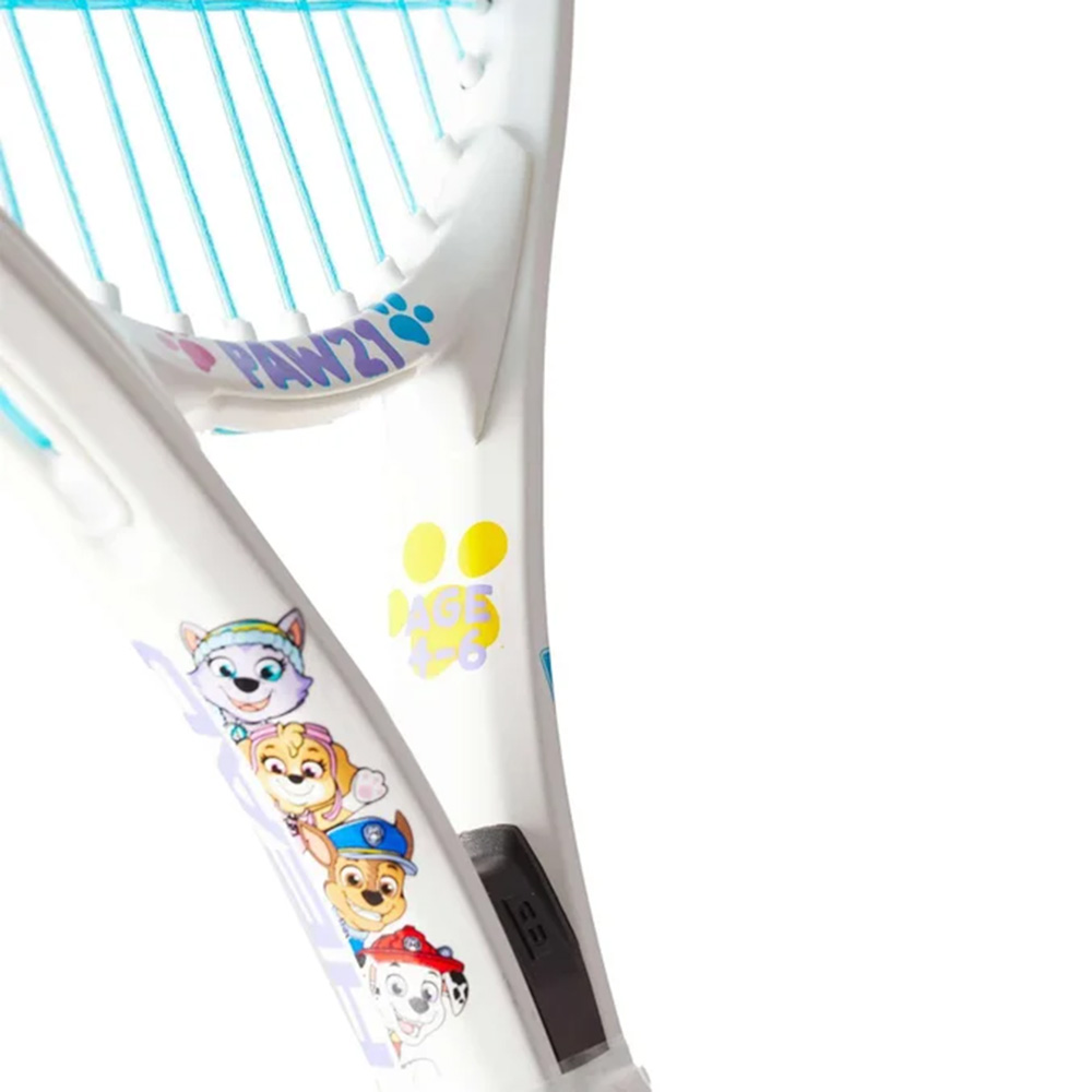 Ракетка б/т дет.HEAD Paw 21 Gr05, 232305, для детей 4-6 лет, алюминий, со струнами, белый