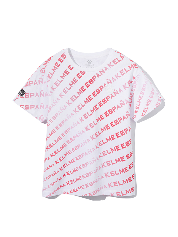 Детская футболка KELME Short Sleeve T-Shirt Kid White