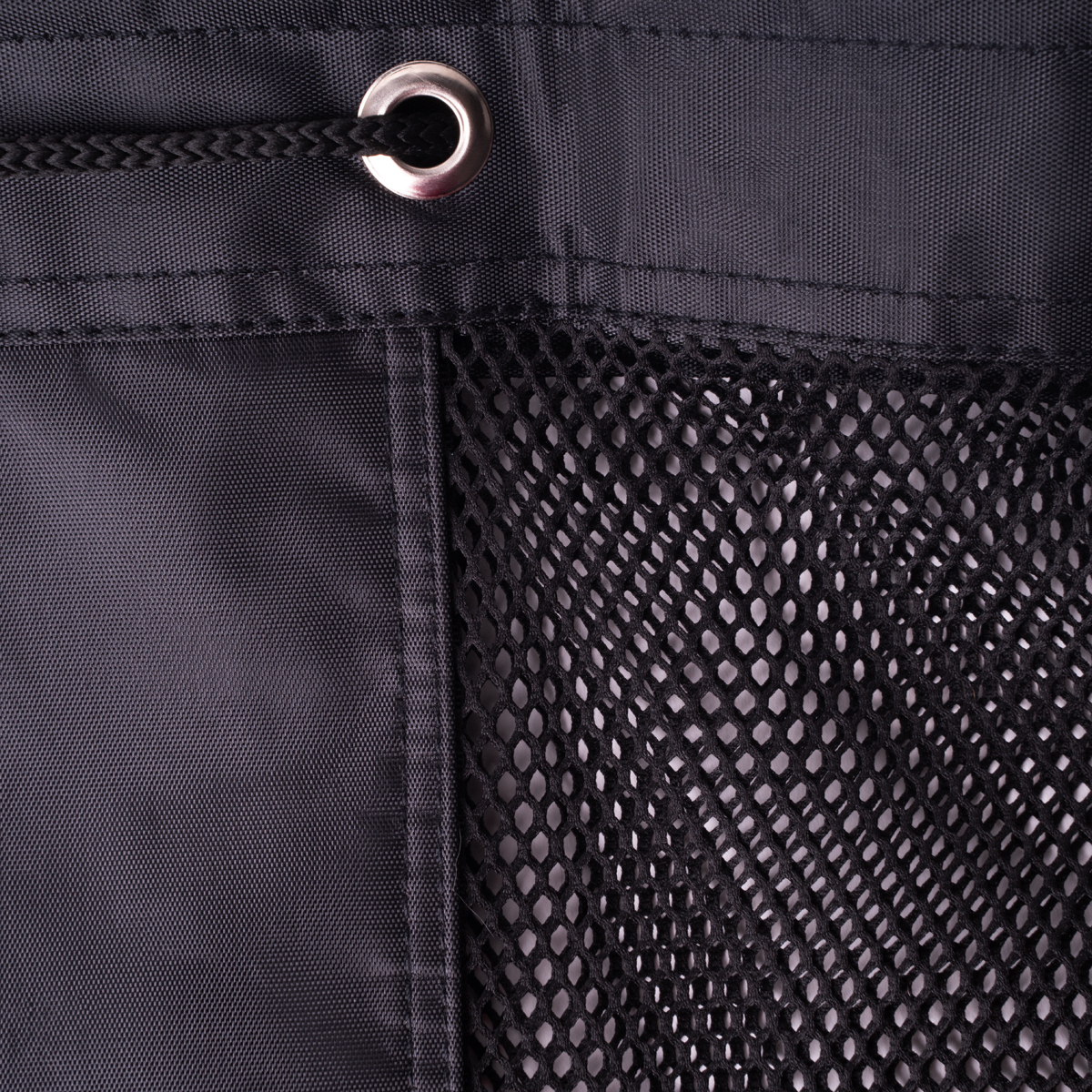 Сумка-баул для мячей TORRES, SS112370, на 20 футб. мячей, шнурок с фиксатором, полиэстер, чёрная