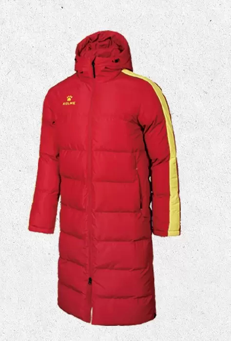 Пуховик KELME Adult Long Jacket Red