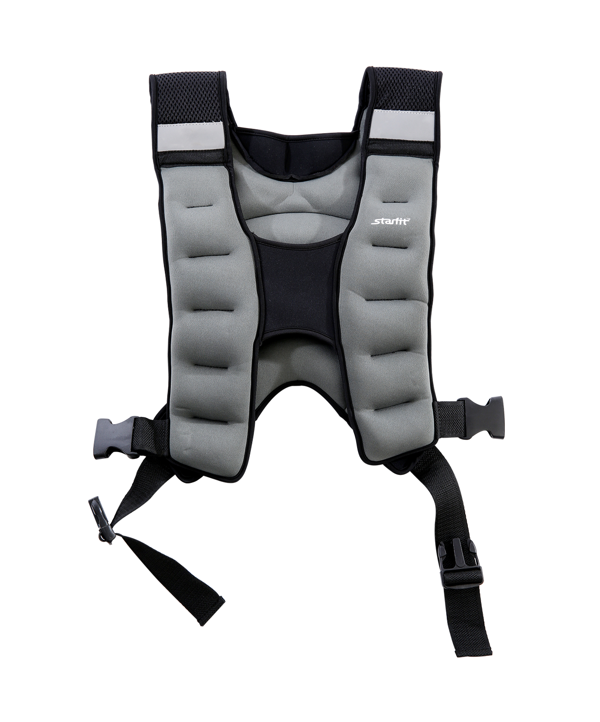 Жилет-утяжелитель STARFIT WT-301, серый, 10 кг