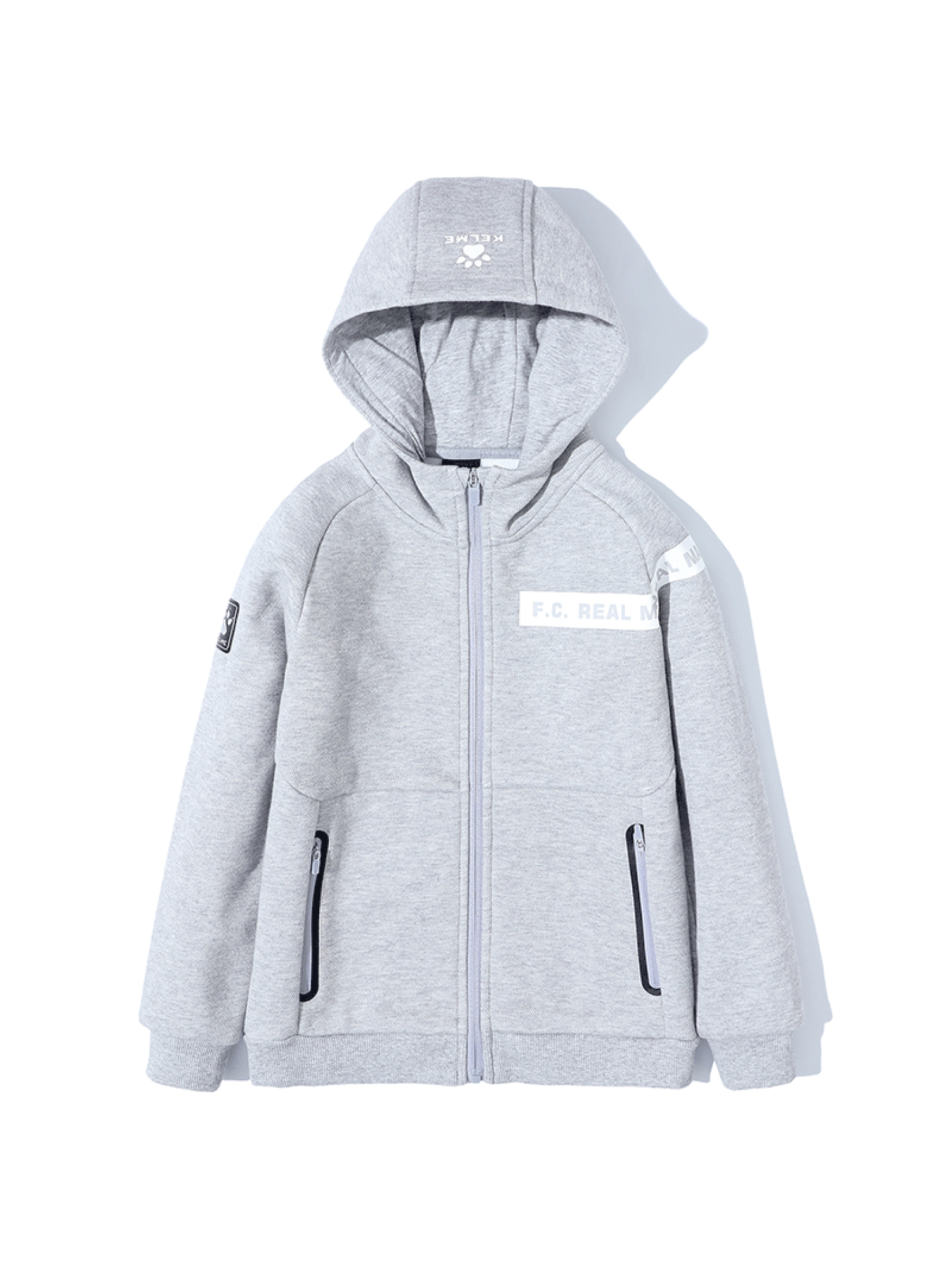 Детская толстовка KELME Boys Cardigan Sweater Grey
