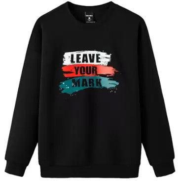 Свитшот KELME Men's Round Neck Sweater Black