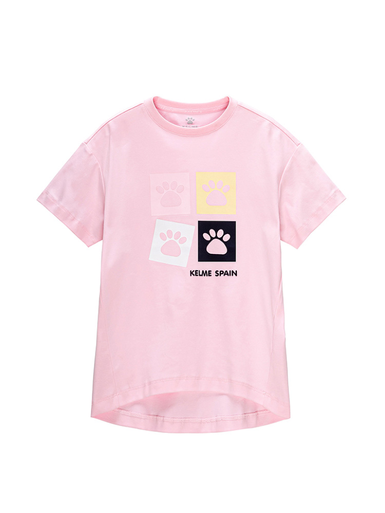 Футболка KELME Short Sleeve T-Shirt Kid Pink