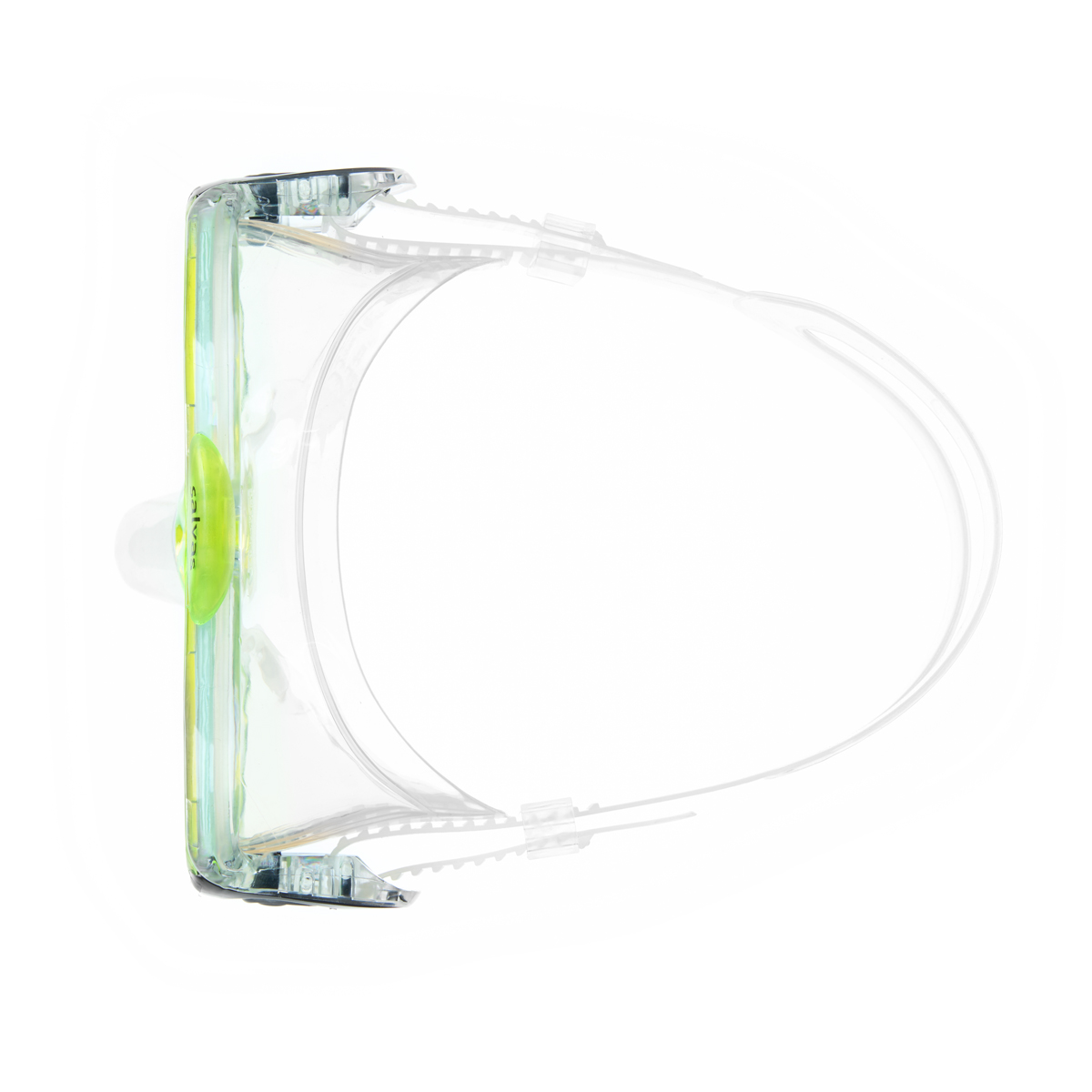 Маска для плав. Salvas Kool Mask, CA550S2TGSTH, закален.стекло, силикон, р. Senior, желтый