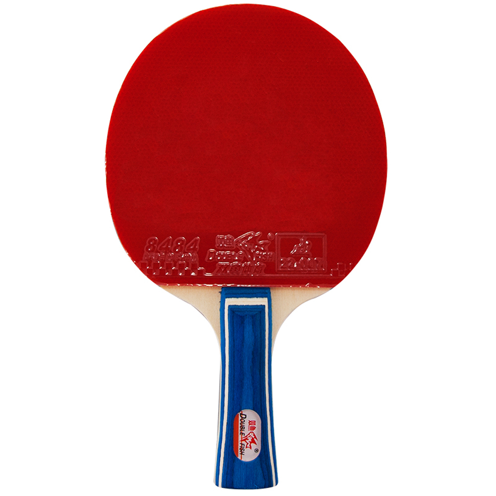 Ракетка для н/т DOUBLE FISH 1D-C, для любителей, накладка 1,5 мм, конич. ручка + чехол