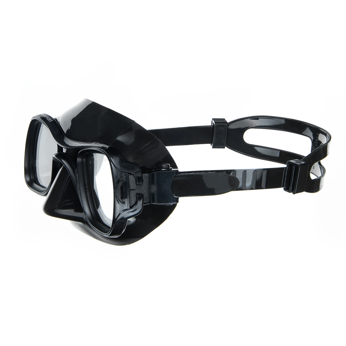 Маска для плав. Salvas Sphera Black Sil., CA570N2NNSTH,закален.стекло, силикон, р.Senior, черн