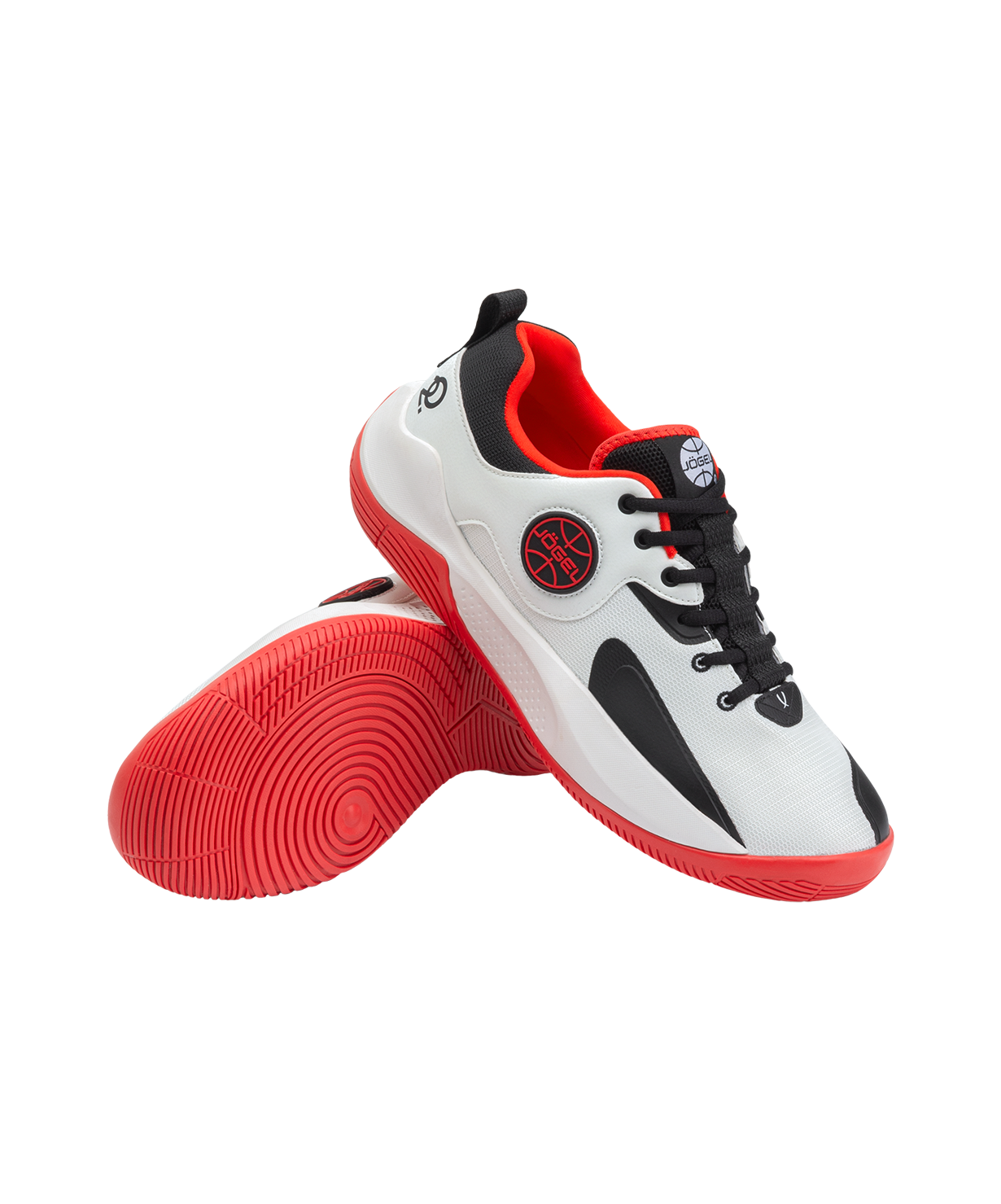 БЕЗ УПАКОВКИ Кроссовки баскетбольные JOGEL Launch LOW, White/black/red