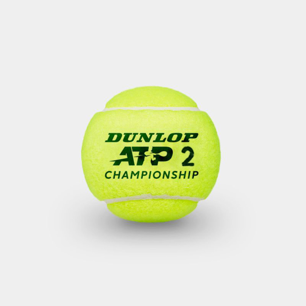 Мяч теннисный Dunlop ATP Championship 3B, 601626, уп.3ш, одобр. ITF, нат.резина,фетр.