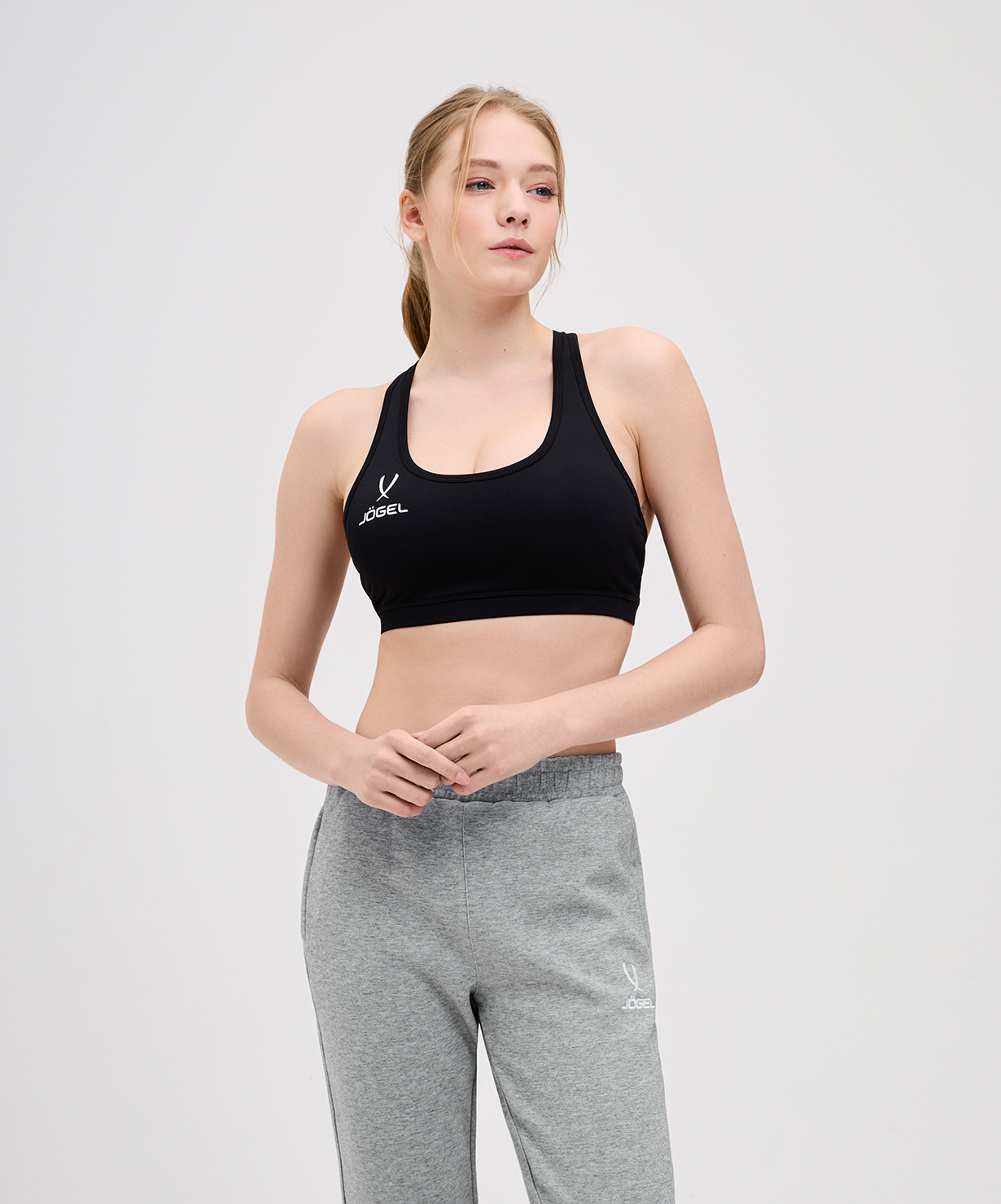Бра тренировочное JOGEL DIVISION PerFormDRY Womens Top, черный, размер L