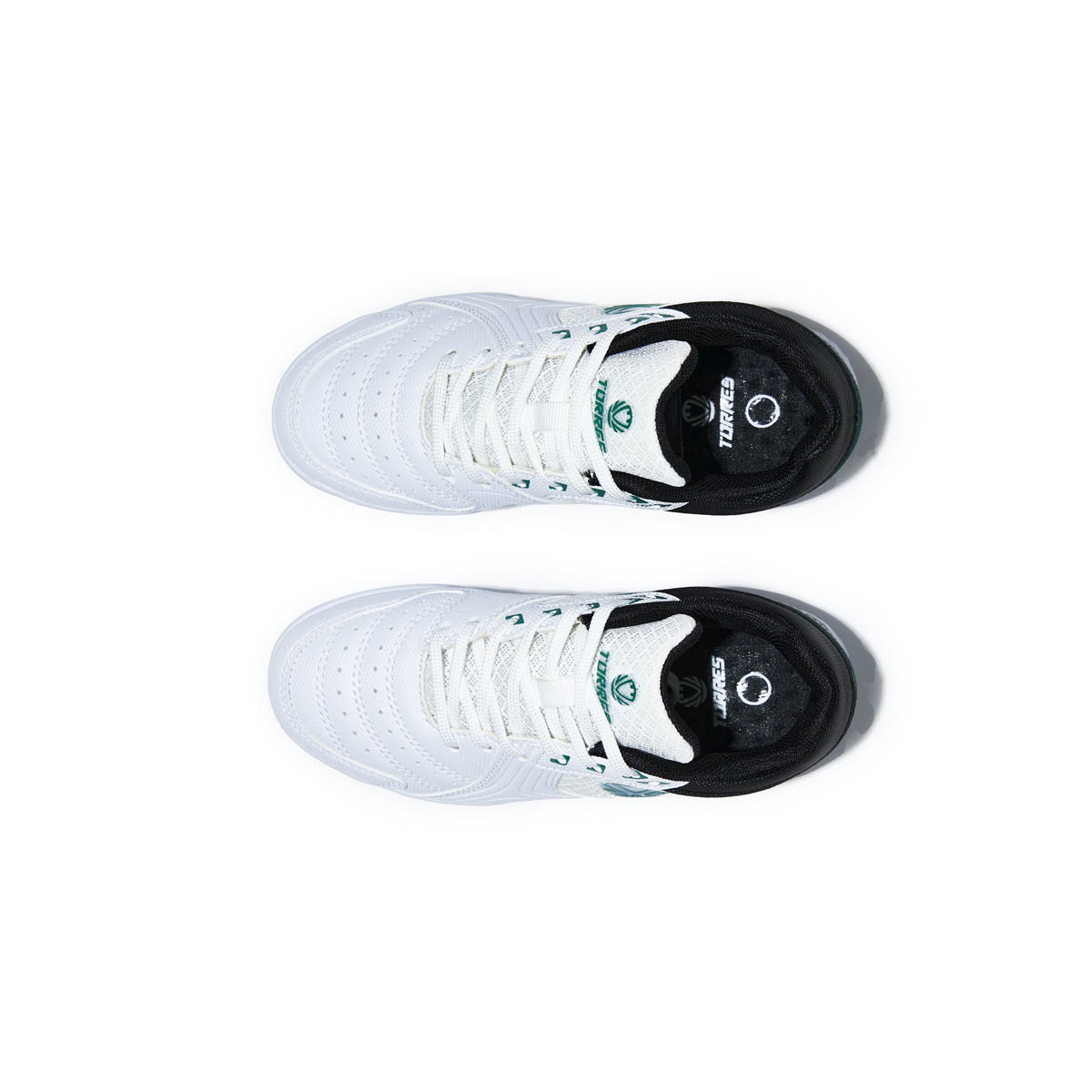 Бутсы зальные TORRES LIDER детские, TS14624291-32, р.32, ПУ, текстиль, белый