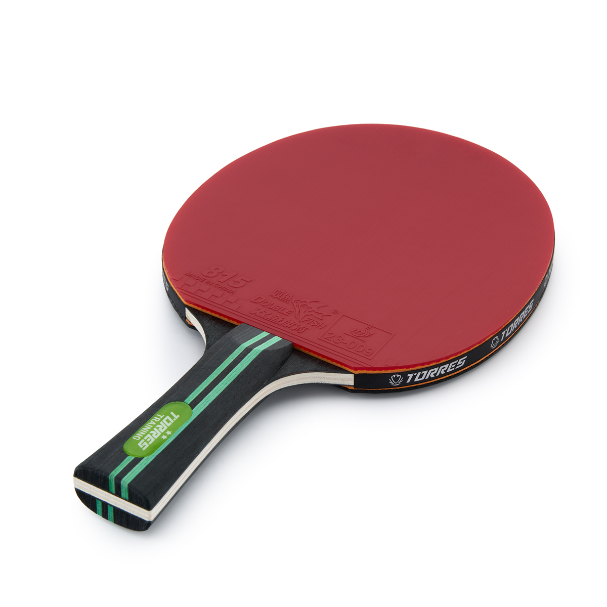 Ракетка для н/т TORRES Training 2*, TT23006, для любителей, накладка 1,5 мм, конич. ручка