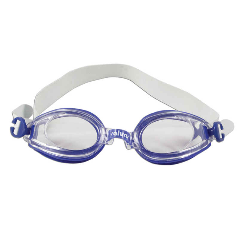 Очки для плав. SALVAS Express, FG270C, ПРОЗРАЧНЫЕ линзы, регулируемая перенос.,синяя оправа