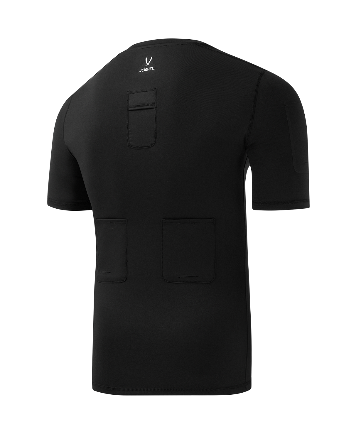Футболка компрессионная судейская JOGEL PerFormDRY Referee Baselayer Tee SS, черный, размер L