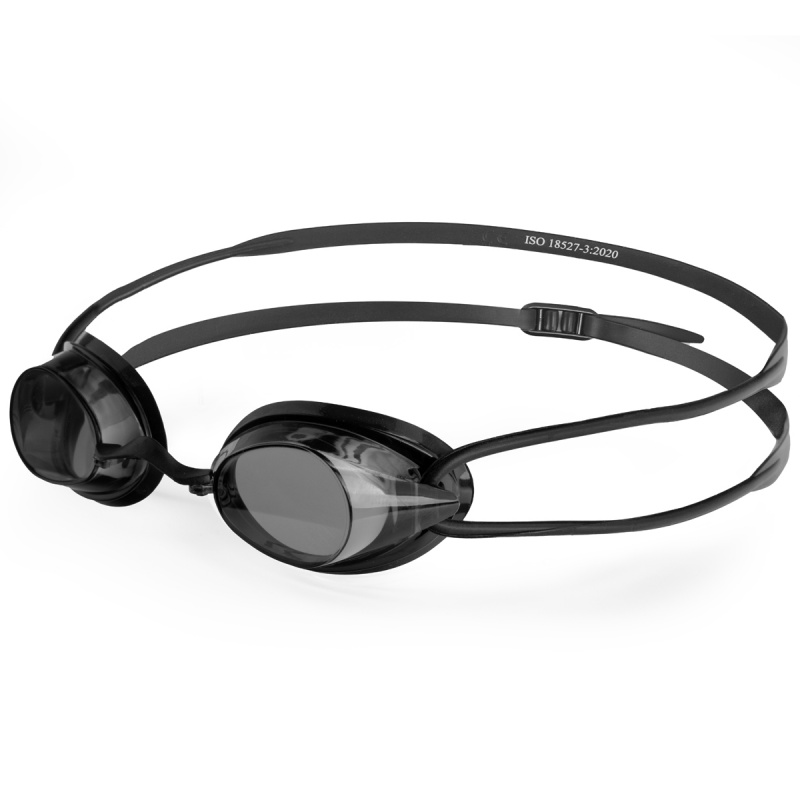 Очки для плав.TORRES Pro, SW-32217BS,дымч.линзы, смен.перенос.,черн.оправа, дв.регул.ремешок