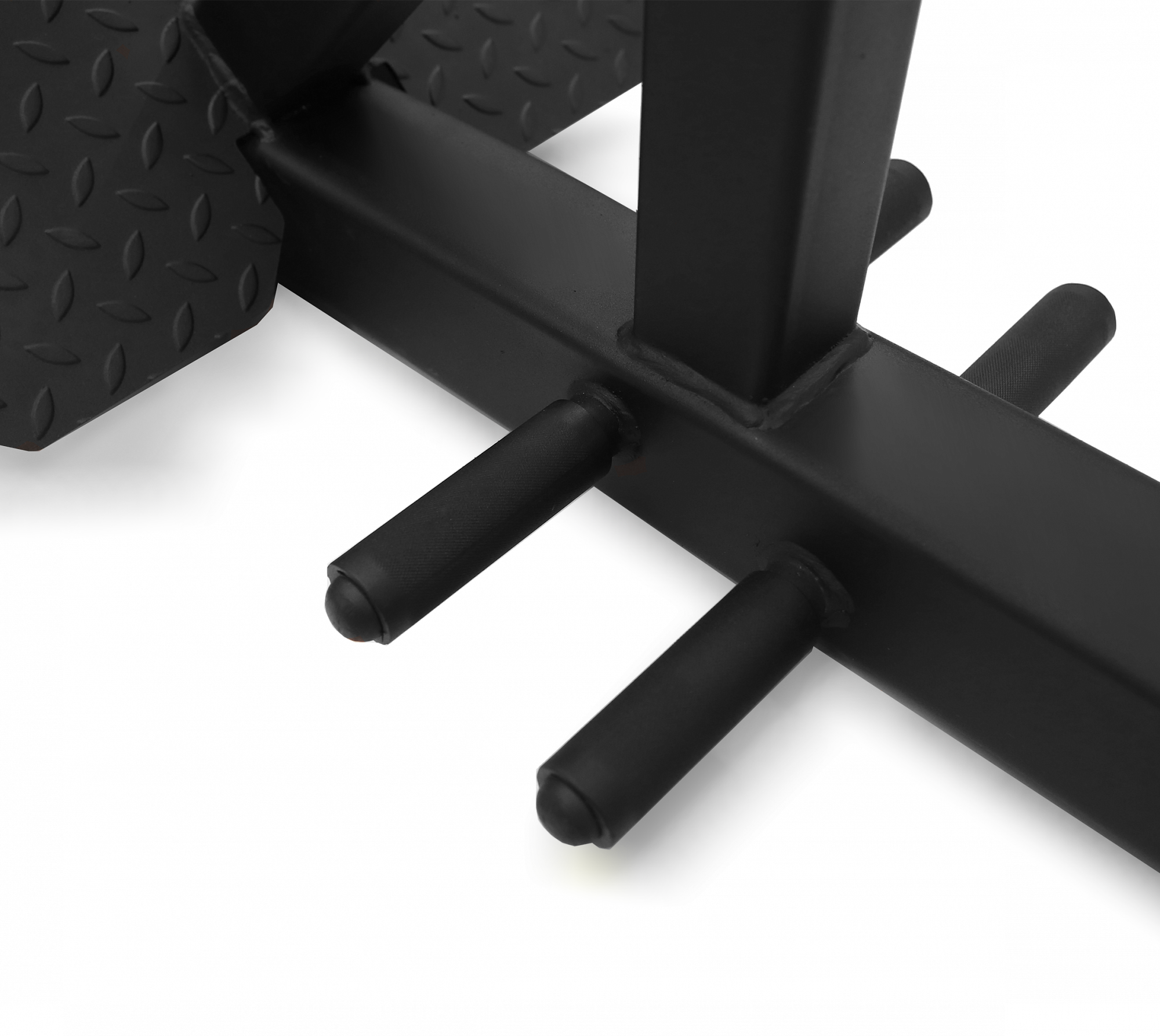 Набор обрезиненных гантелей BRONZE GYM, 2.5-25 кг - 10 пар, шаг 2,5 кг