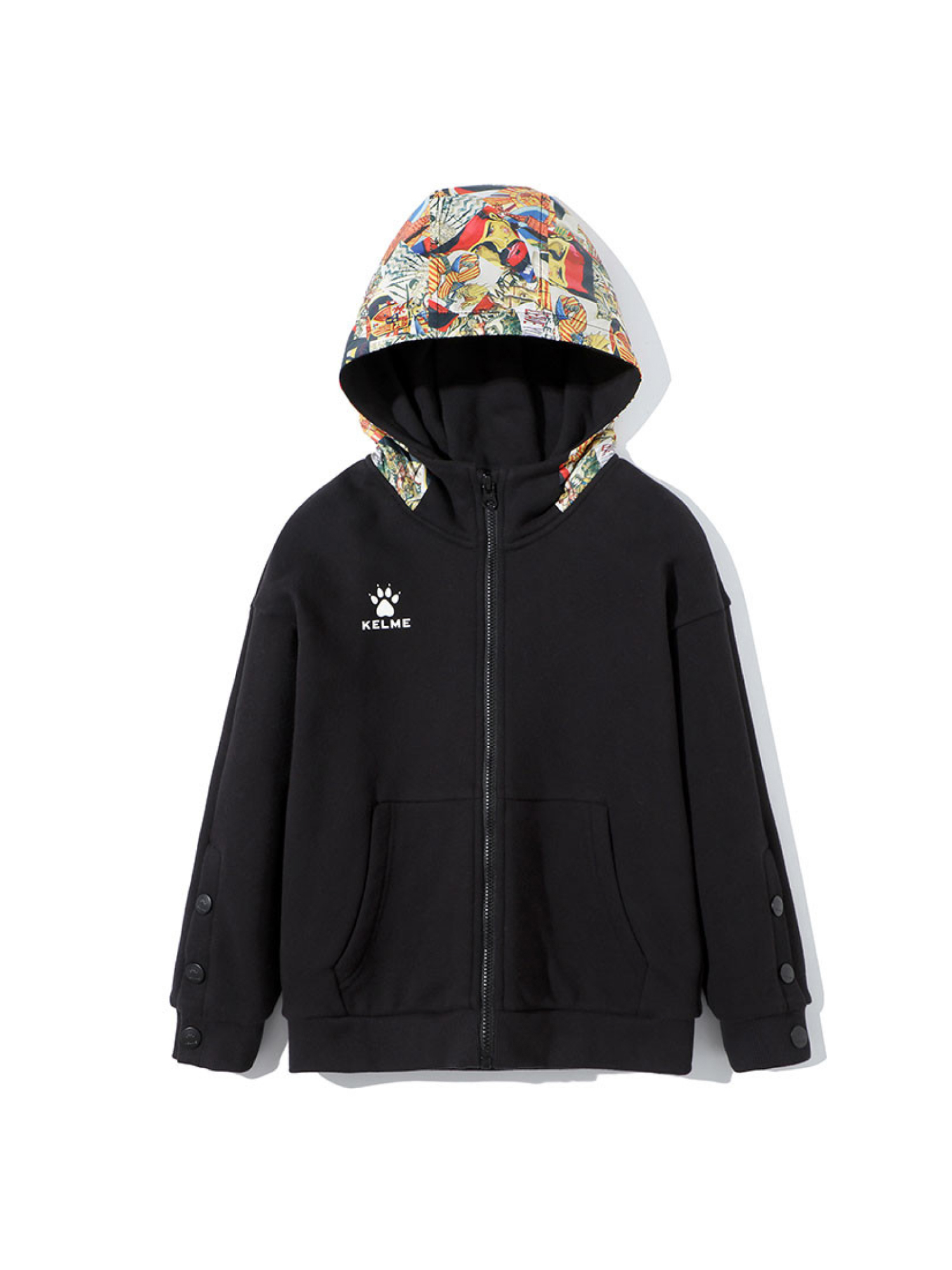 Детское худи KELME Boy's Knitted Jacket Black