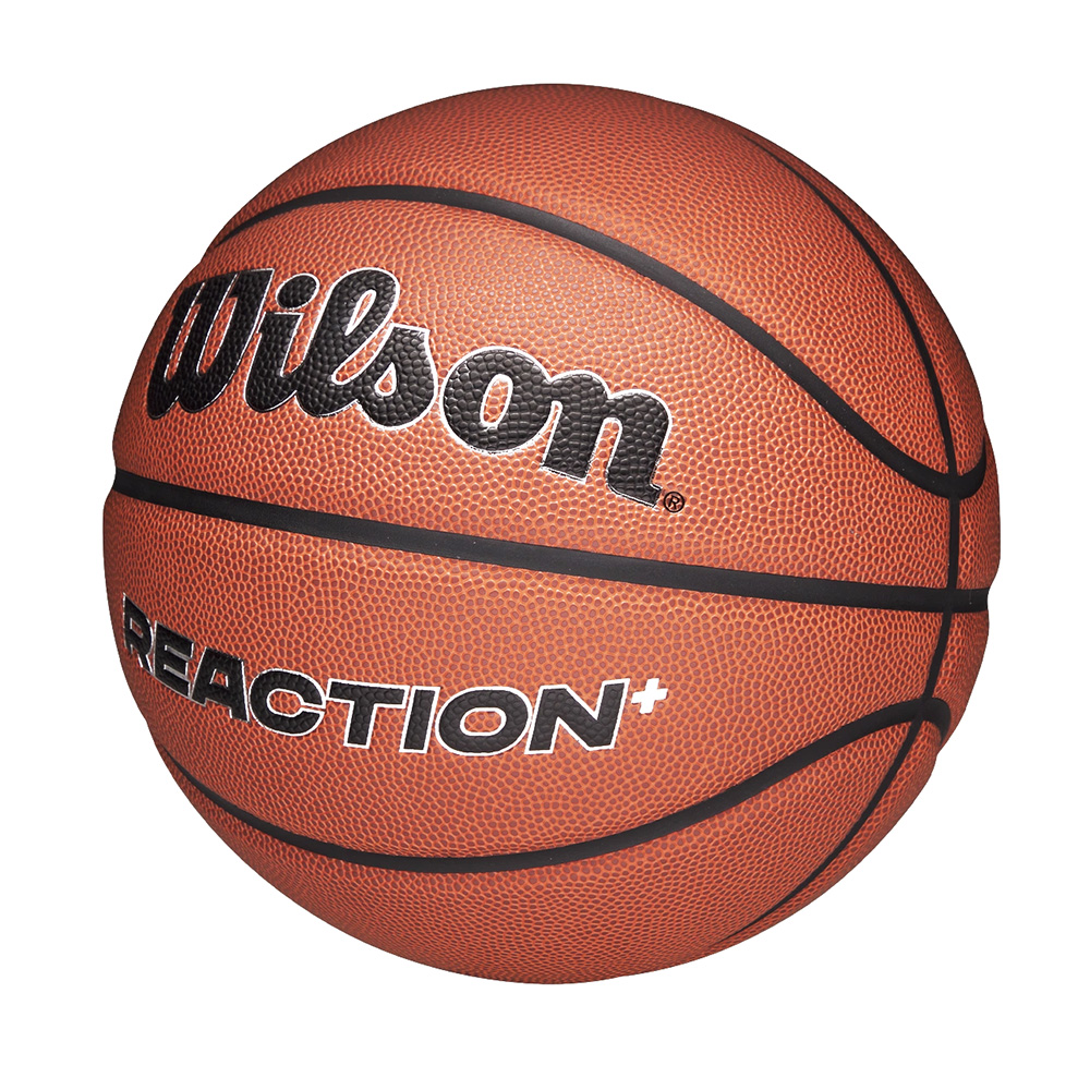 Мяч баск. WILSON Reaction Plus, WZ2026701XB6, р.6, композит, бутил. камера, темно-коричневый