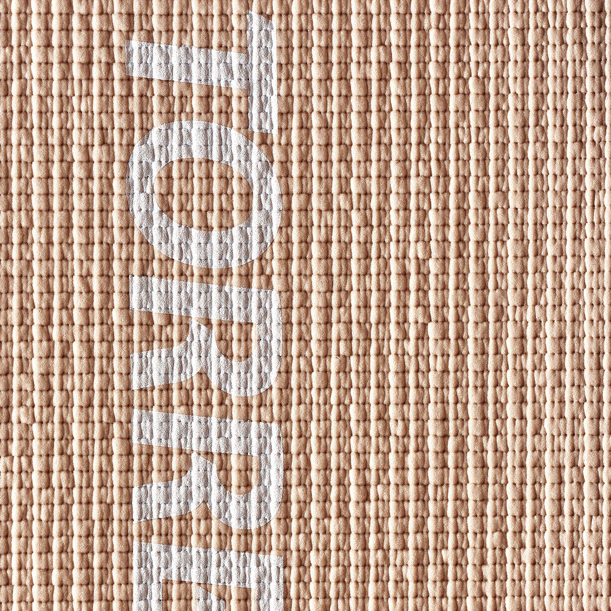 Коврик для йоги TORRES Relax 4, YL12224P, PVC 4 мм, нескользящее покрытие, пудровый