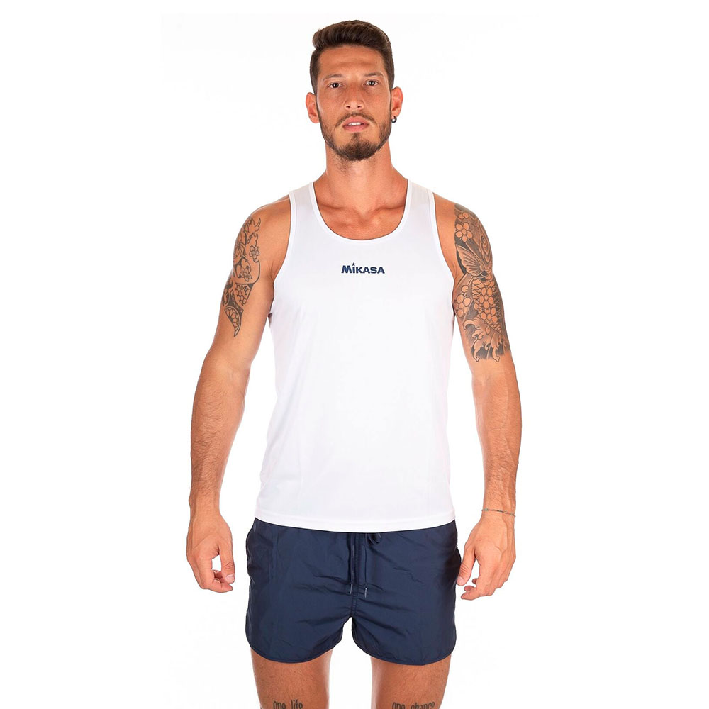 Майка для пляж. вол. муж MIKASA MT5007-V1-3XL, р.3XL, 100% полиэстер, белый