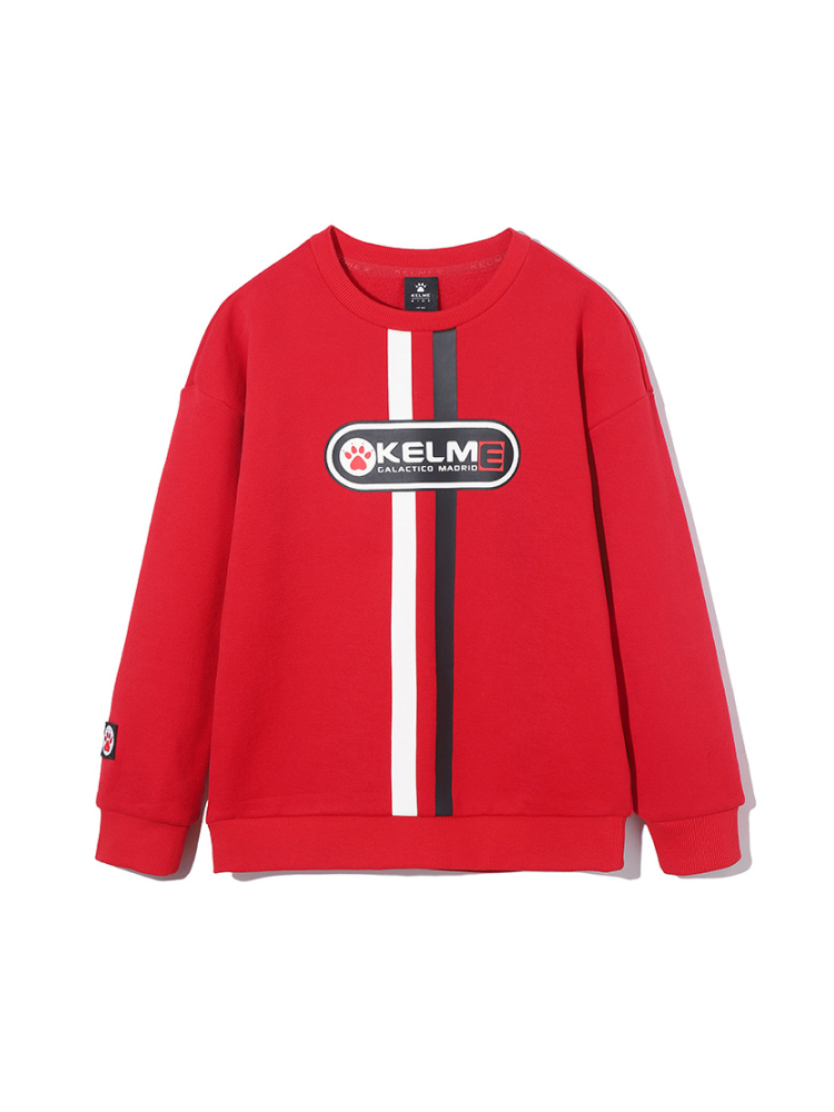 Детский свитшот KELME Boy's Round Neck Sweater Red