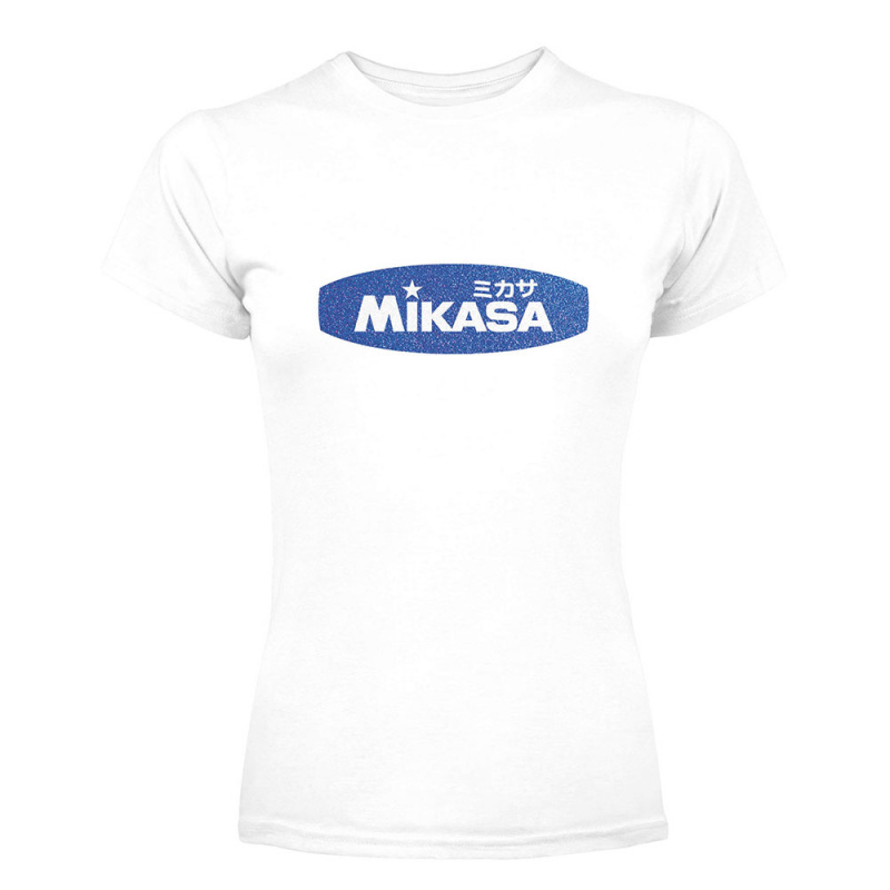 Футболка жен. MIKASA MT6047-V3-L, р.L, 100% хлопок, белый