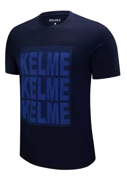 Футболка KELME Men's Short Sleeve T-Shirt Dark Blue