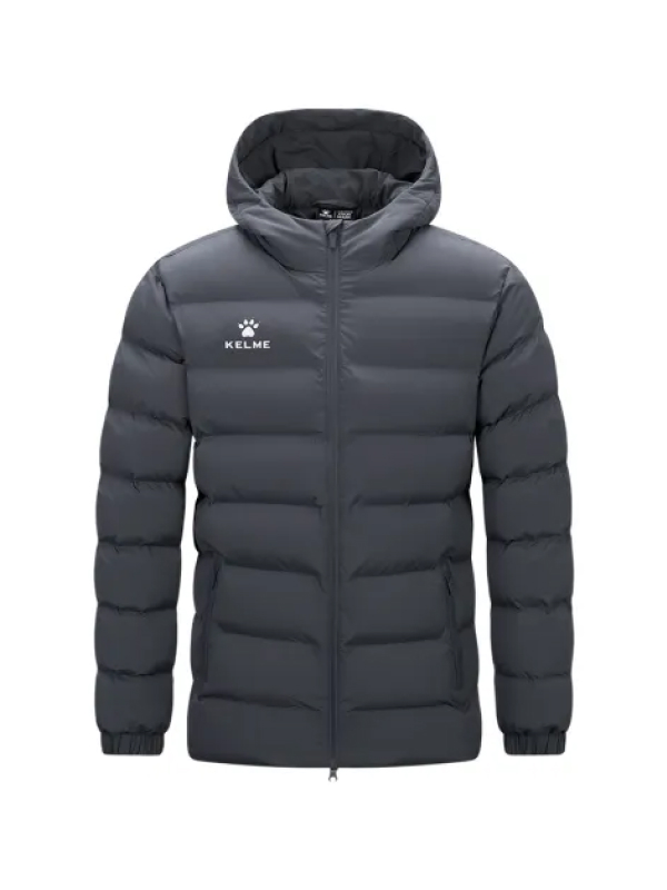 Пуховик KELME Hooded Short Cotton Jacket Dark Grey
