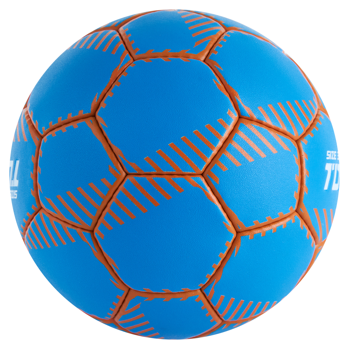 Мяч ганд. TORRES Club, H32441, р.1, ПУ, 5 подкл. слоев, руч. сшивка, синий