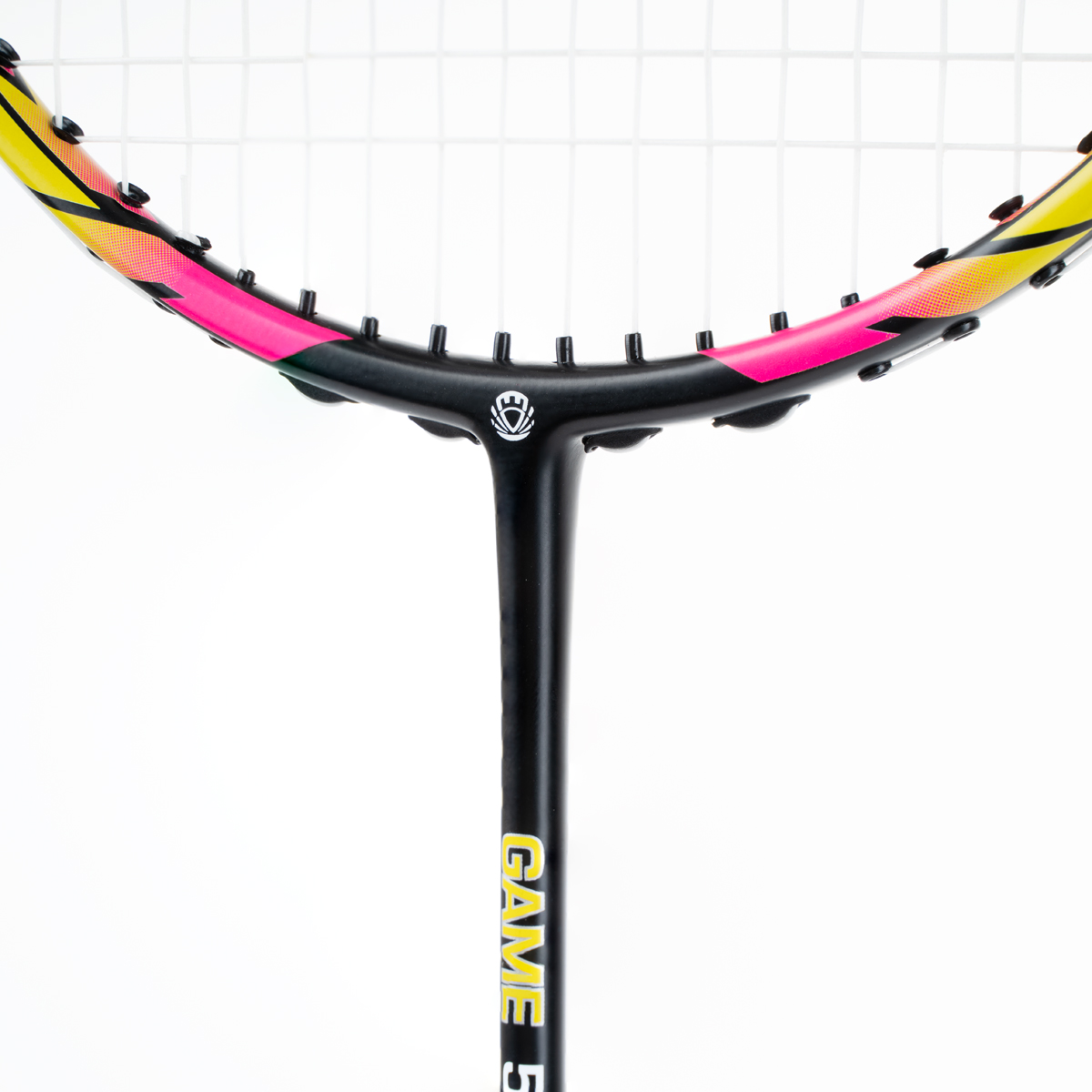 Ракетка бадм. TORRES Game5, BD20511, для продв., стерж/обод из карбона, со струнами, жёлтый