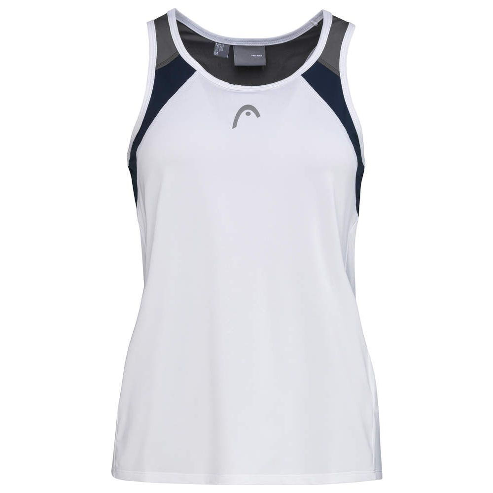 СЦ*Майка жен. HEAD Club 22 Tank Top W 814461-WHDB-L, р.L, 92% полиэстер, 8% эластан, белый