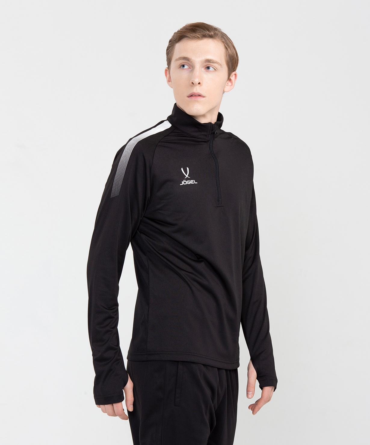 Джемпер тренировочный CAMP Training Top 1/4 Zip, черный, размер L