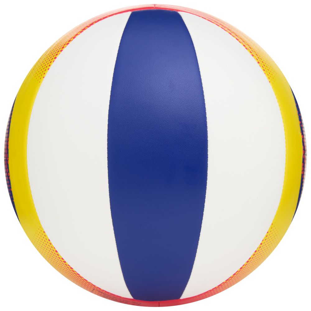 Мяч вол. пляжн. MIKASA BV552C,10 пан., мягкая синт.кожа (ПУ), маш.сш.,бут.кам,нейлон.к,бел-син-желт