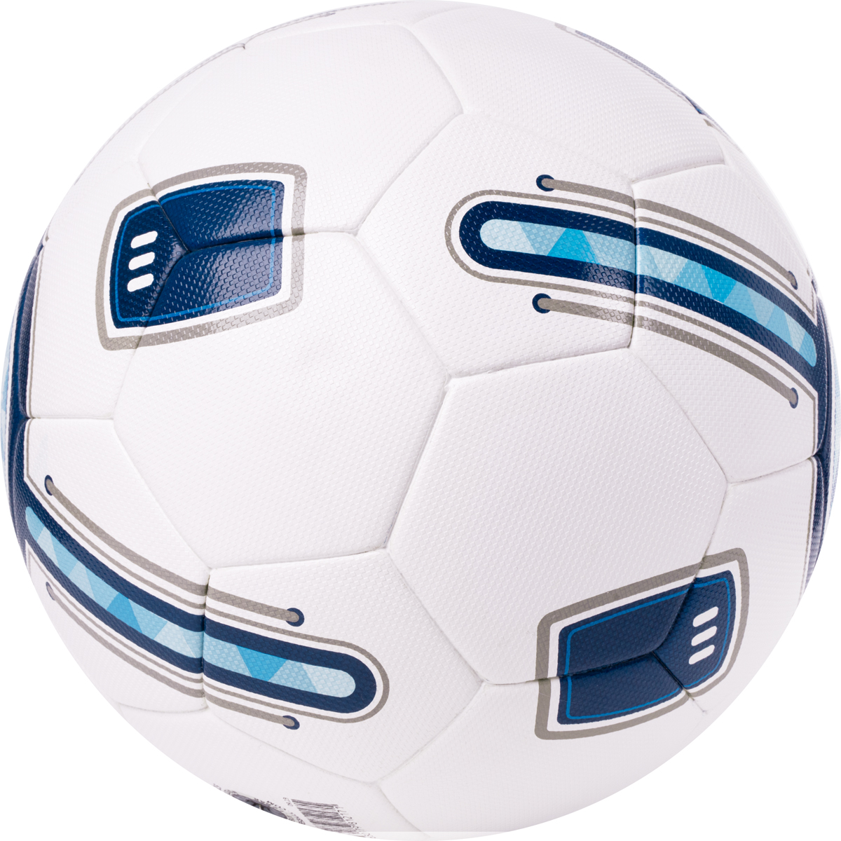 Мяч футб. TORRES BM 1000, F323624, р.4, 32 панел., мягкий ПУ, термосшивка, бело-сине-голубой