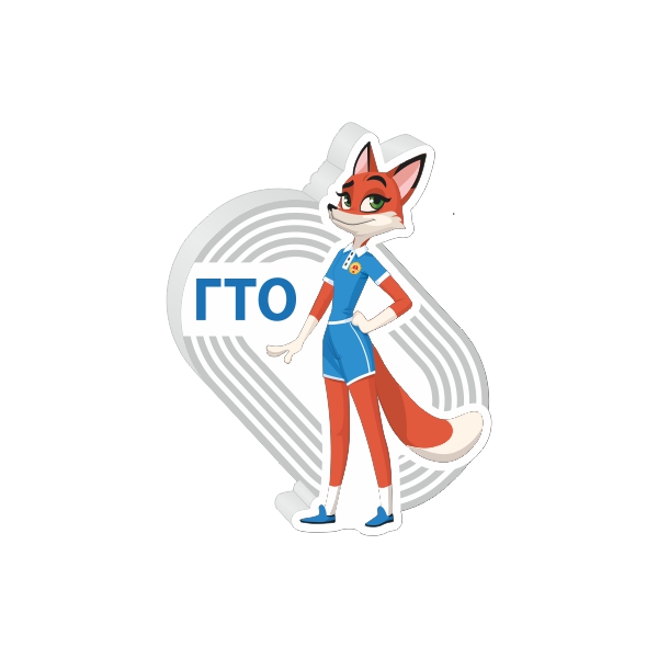 Значок из акрила под оптической смолой "Лиса Василиса" (35х45 мм)