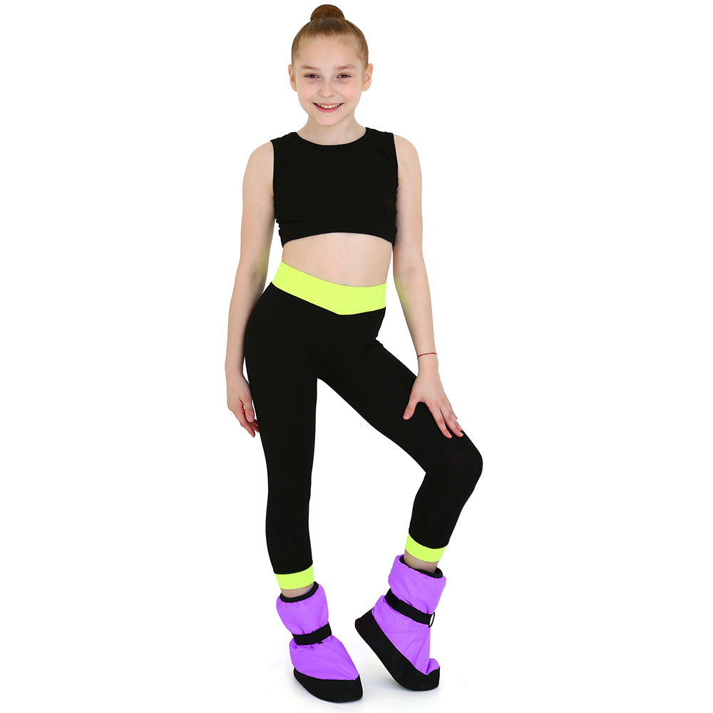 Сапожки для разогрева (бахилы) INDIGO, SM-362-V-30-33, р.30-33, 100% полиэстер, фиолетовый