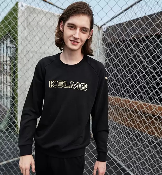 Свитшот KELME Men's Round Neck Sweater Black