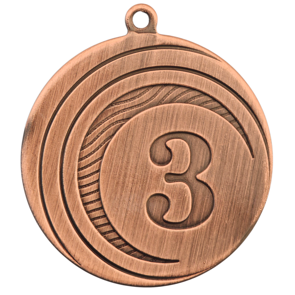 Медаль MZ 107-45/B 3 место (D-45мм, D-25мм, s-1,5 мм)