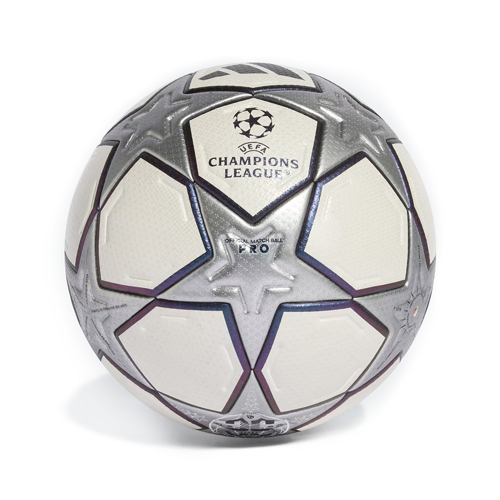 Мяч футб. ADIDAS UCL PRO 3RD JY8891,р.5, 32п, FIFA Quality PRO, ПУ, термосш, бело-серебристо-фиолет