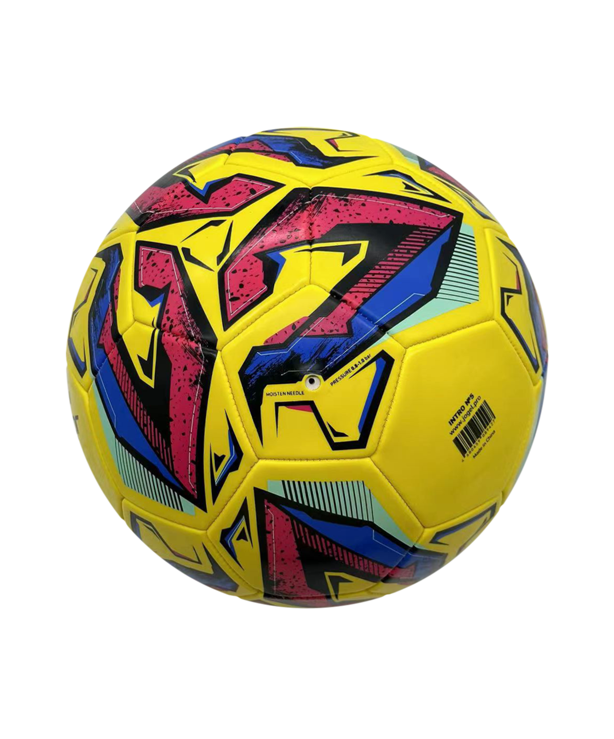 Мяч футбольный JOGEL Intro №5, желтый, размер 5