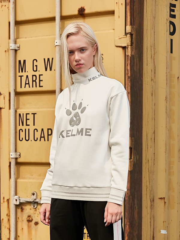 Свитшот KELME Women's Round Neck Sweater White