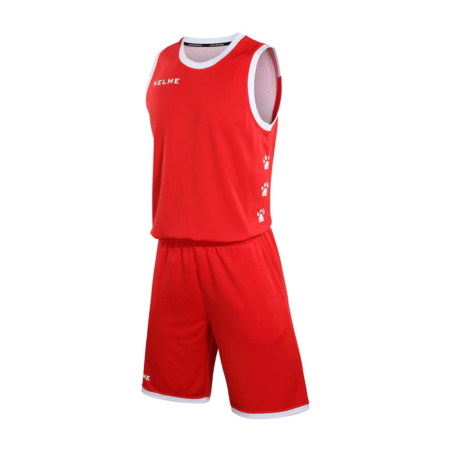 Форма баск. взросл. KELME, 3881021-610-3XL, р.3XL, 100% полиэстер, красный