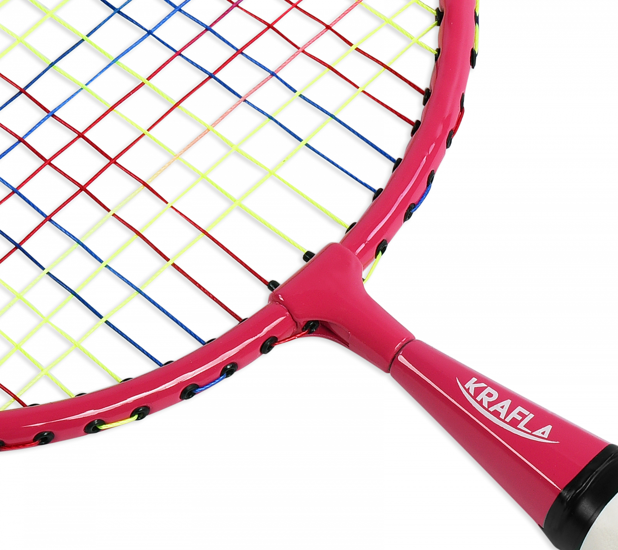 Набор для бадминтона с ракетками KRAFLA FUN200 (2шт), воланом и поролоновым мячом.