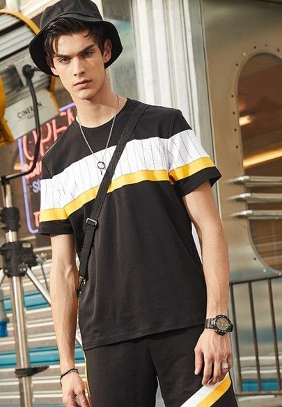 Футболка KELME Men's Short Sleeve T-Shirt (Black/White)