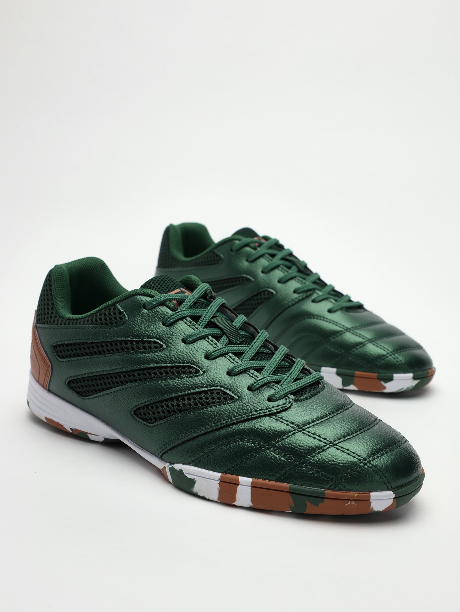 Детские футзалки FN SHADOW MIX Dark Green
